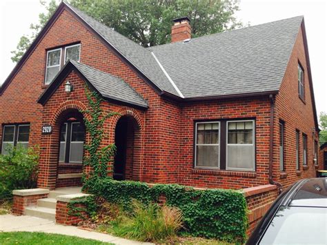 small red brick homes